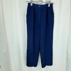 【80】VINVERT バンベール　イージーパンツ　ウェストゴム　紺