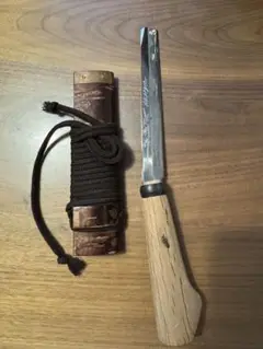 『美品』　土居良明　渓流小刀　角型4寸5分　片刃
