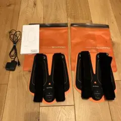 正規品 シックスパッドレッグベルト 2個セット中古品、 ジェルシート新品