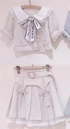 リズリサ セットアップ ベージュ