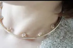 【Lani Couture】ラニクチュール　パールバングル　ゴールド Lani Couture】ラニクチュール パールバングル ゴールド