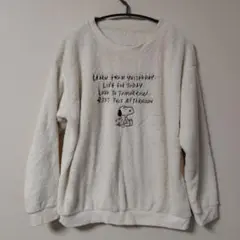 【美品】ユニクロ　モコモコ　長袖　Lサイズ　スヌーピー