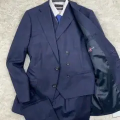 定価7万＊新品✨ALEXANDER JULIAN 3ピース ネイビー スーツ L