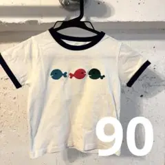 グラニフ　90 Tシャツ　きんぎょがにげた