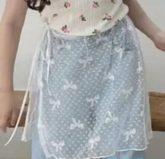 新品未使用 urban rabbit 韓国子供服 レイヤード スカート L