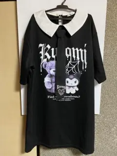 ★Kuromiクロミ★ネクタイ付トップス半袖 サイズM-L