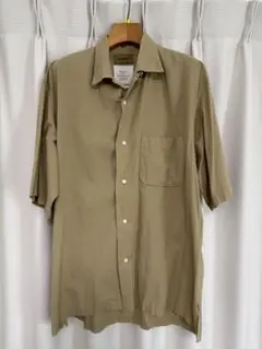最終★美品 markaware OPEN COLLAR SHIRTS 半袖シャツ