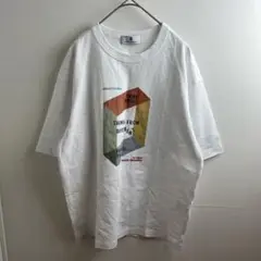 Phospho Graphica メンズ 半袖 プリント Tシャツ S 白