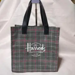 Harrods チェック柄 トートバッグ
