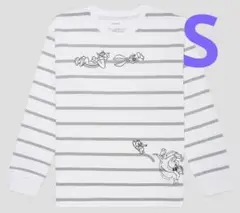 グラニフ トムとジェリー　Sサイズ　シザー　ロンＴ　オフホワイト