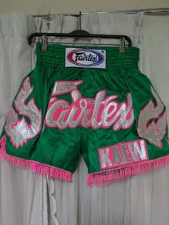レア　2016K-1王者ゲーオWSRサイン入り　Fairtex ムエタイパンツ