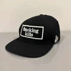 Smoking kills ベースボールキャップ 黒美品