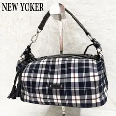 【人気】NEW YOKER ニューヨーカー　ハンドバッグ　アクセサリーポーチ