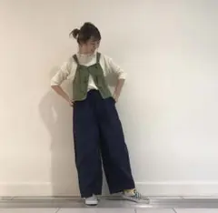 BEAMSBOYベスト カーキ