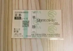 【現地】第69回 菊花賞　オウケンブルースリ