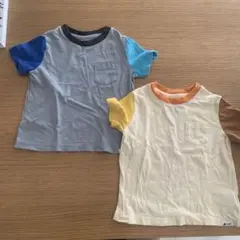 GAP カラフルTシャツ2枚セット