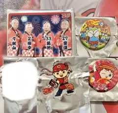夏祭り 2025 カープ CARP 広島 マツダ 缶バッジ トレカ アクキー