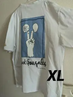 マーク・ゴンザレス☆バックプリント Tシャツ ホワイト XL