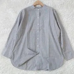 【美品】23区　2024年　完売品　CANCLINI　バンドカラーシャツ　洗える