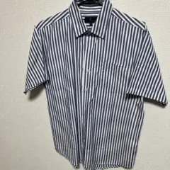 ZIP FIVE ストライプ 半袖シャツ