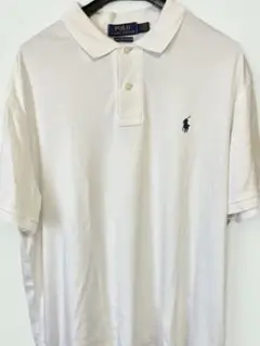 Polo Ralph Lauren ホワイト ポロシャツ　Ｌ