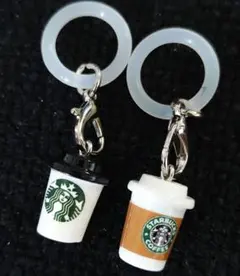 スターバックス　めじるしアクセサリー　アンブレラマーカー　チャーム　2個セット