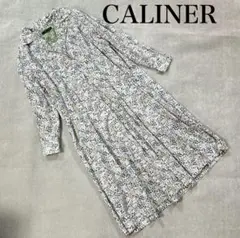 CALINER⭐︎カリネ　花柄 コットン ゆったりロングシャツワンピース インド製