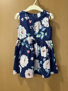 カーターズ24m花柄ワンピブルマ付き
