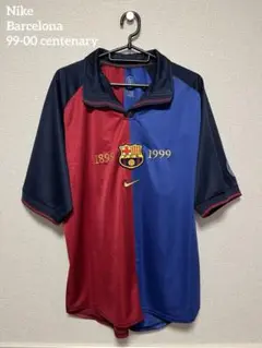 XLサイズ正規品 99/00バルセロナ100周年 05年復刻版 新品未使用タグ付 バルセロナ NIKE ユニフォームショップ 100周年モデル Barcelona