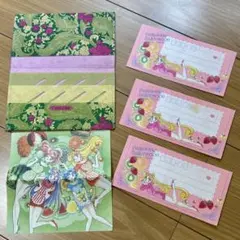 セーラームーン　フルーツデザイン便箋・封筒セット