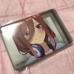 No.10 【三玖】五等分の花嫁 四角 缶バッジ