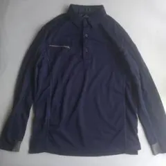 TULTEK ネイビー ポロシャツ 長袖　Lサイズ