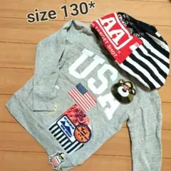 5. size 130* JAM USAプリント パーカー
