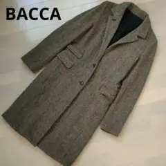 美品 bacca トゥモローランド ウールロングコート チェスターコート