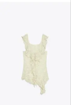 ZARA フリル&レースＴシャツ