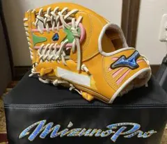 ミズノプロ軟式オプションオーダー西川龍馬型 ダイバーシティブルー 左投げ外野手用