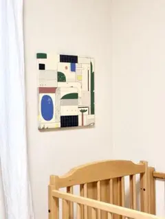 子ども部屋のファブリックパネル 42×42cm
