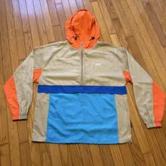VANS フード付きジャケット オレンジ・ベージュ・青