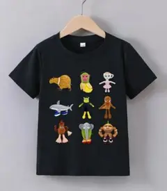 トゥントゥンサフール　130　半袖　Ｔシャツ　ブラック