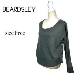 BEARDSLEY ビアズリー トップス スウェット チェック柄 フリーサイズ
