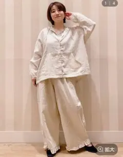 Studioclip ノルマンディリネン混フーディブルゾン