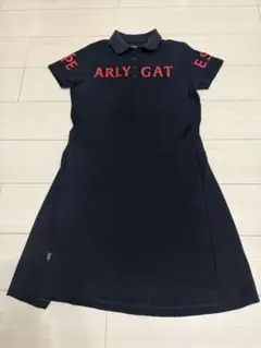 パーリーゲイツ　◾️ワンピース◾️ 黒メゾンロゴ赤