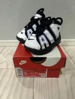 Nike エアシューズ 3C ホワイト/ブラック　MORE UPTEMPO