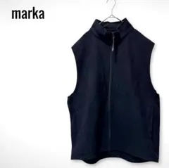 marka 23AW WOOL SILK BEAVER ZIP UP VEST