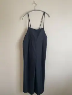 GU サロペットワイドパンツ　黒　Lサイズ