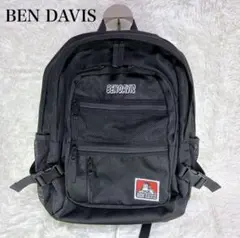 【未使用】 BEN DAVIS ベンディビス バックパック リュック 黒 黒ロゴ