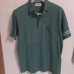 新品、緑色 Mサイズ ポロシャツ