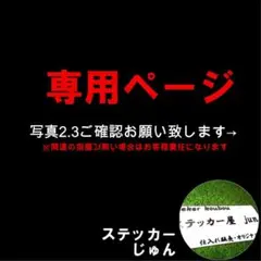 くう 様 専用ページ