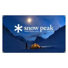 snow peakスノーピーク タペストリー キャンプ ガレージ　フラッグ 旗
