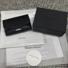 【新品】Maison Sbond 折り財布 メゾンエスボンド Amy ブラック